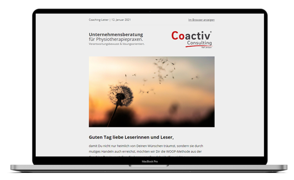 Coactiv Consulting Coaching-Letter Vorschau